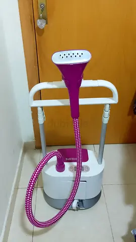 Philips Garment Steamer - Compact Upright Clothes Steamer (Pink/White)