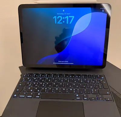 Apple iPad Air fifth generation with Magic Keyboard and Apple Pencil