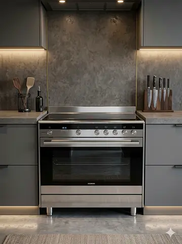 Siemens latest model IQ-700 FULL electric ceramic 5 hobs stove oven dual fan cooking range by uuu