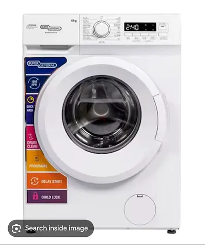 Super General 6kg Front Load Washing Machine - Good Working Condition