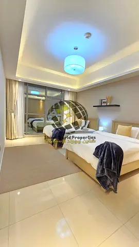 تشطيب ممتاز_موقع مميز_للايجار الشهري_غلفا تاور_جيم_مسبح_باركينج