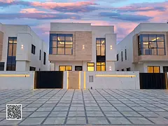 Villa for sale in Ajman | Al Helio 2 area | 5 bedrooms, majlis, hall and maid's room | Freehold 