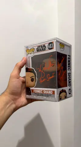 Funko Pop! Fennec Shand #483 (Signed by the actor of fennec shand in the movie)