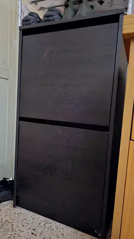 IKEA SHOE CABINET WITH 2 COMPARTMENTS