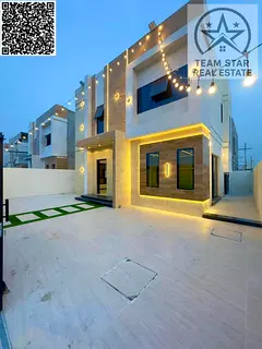 High-end villa, first occupancy, spacious rooms with wardrobes