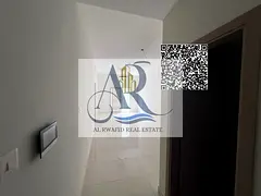 For annual rent, two bedrooms and a hall in Al Jarf 2 for 52,000 AED including parking. 3 bathrooms,