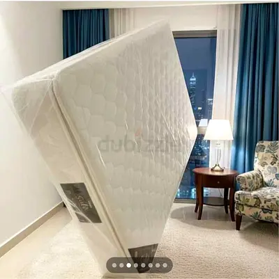 Almost-new queen mattress wrapped in plastic (single/queen - specify size)