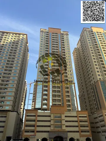 For sale: One-bedroom apartment with a living room and balcony in Majestic Tower Ajman