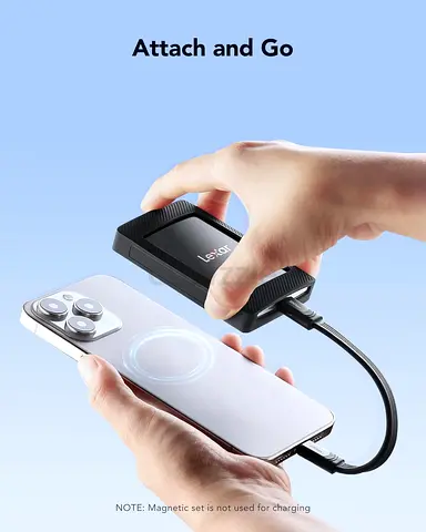 1TB External SSD with Magnetic ,Portable SSD USB3.2 Gen2x2, Read up to 2000MB/s, Slim ( Fix Price )
