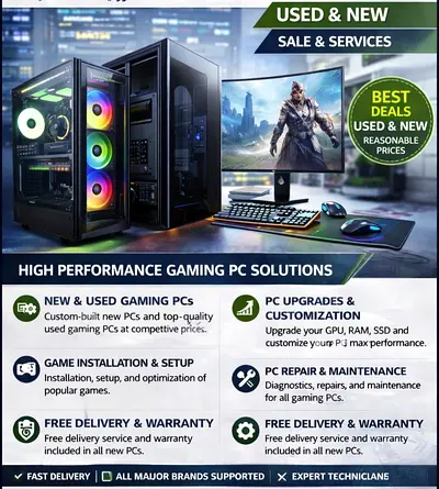 High Performance Gaming Desktop PC (New  Used) - Custom Builds  Upgrades