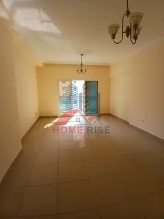 2BHK/ Balcony/ parking Free/ Gym Pool/ Made room/ Easy Dubai Exit/ For Family