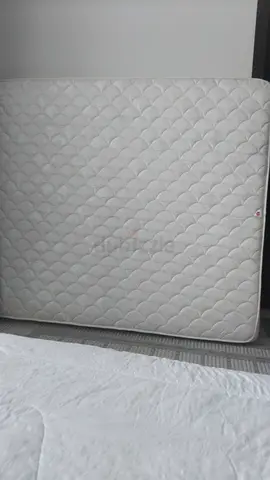 King White Quilted Mattress - Good Condition 200x180