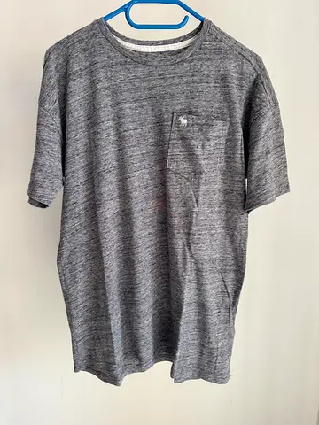 Abercombie Kids Grey T-Shirt Size 13-14 years - FIX PRICE