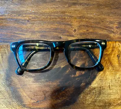 Moscot Kavell Unisex Eyeglasses Tortoise Shell + BlueLight Lenses (High-end Luxury Rare Find)