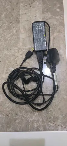 Lenovo laptop charger with power cable - used, working