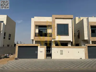 فيلا بسعر شامل رسوم تركيب المكيفات على الشارع الرئيسي جاهزة للسكن في أرقي مناطق عجمان تملك حر لجميع الجنسيات بدون دفعة مقدمة..