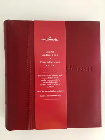 Hallmark Address Book