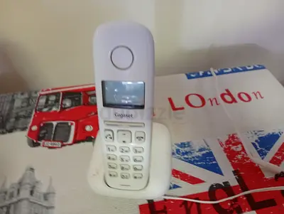 GigaSet White Colour Cordless Phone