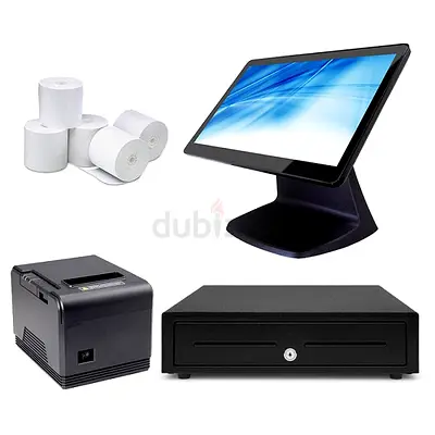 Most advanced restaurant POS cashier machine complete hardware with software and applications