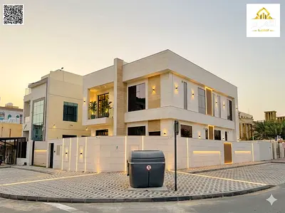 فيلا كورنر تشطيب راقي  طابقين وروف علي شارع الشيخ عمار   تملك حر لجميع الجنسيات