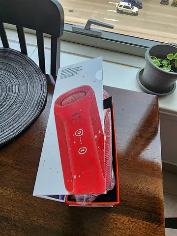 Red JBL Portable Bluetooth Speaker - Good Condition