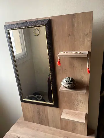 Dressing table with chair