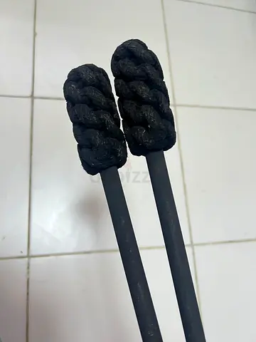 Fire show double staff