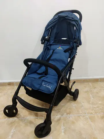Lightweight Blue Standard Baby Stroller - Good Condition - Brand Pierre Cardin