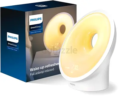 Philips SmartSleep Wake-up Light Alarm Clock (with Sunrise Simulation) - White