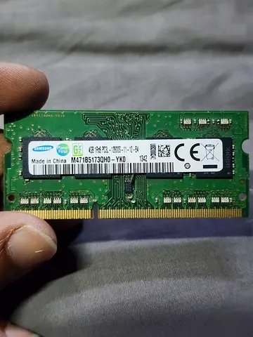 Samsung 4GB DDR3 Laptop RAM (SODIMM) - Tested  Working