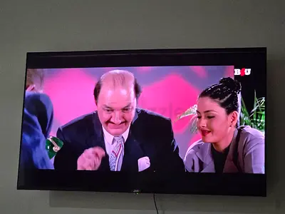 55 JVC LED Smart TV - Wall Mounted, Good TV