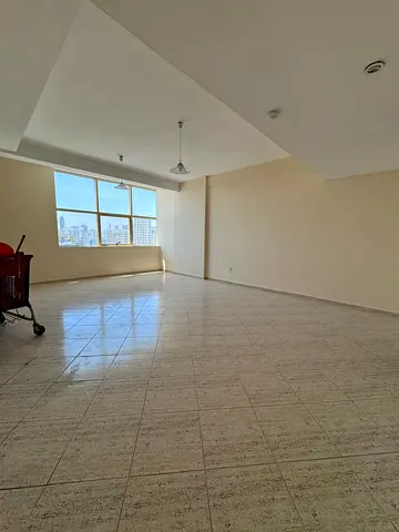 Two bedrooms and a living room in Al Majaz 2 area. A prime location suitable for families, very close to all services, with free parking in a very dis