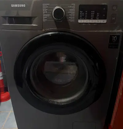 Samsung Front Load Washing Machine - 7kg, Grey, Not Working - Drum Damaged