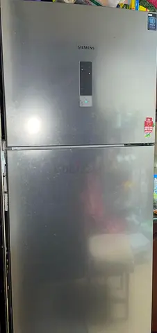 Siemens Double-Door Refrigerator - Silver, Good Condition (Available for sale in 3rd week of May)