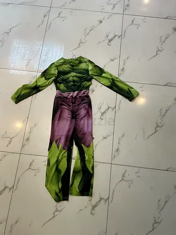 Kids Hulk Costume - Full Body Jumpsuit (Size for 4-8 yrs)