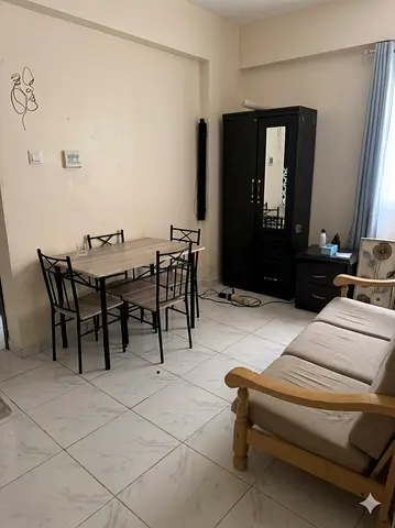 Compact 4-Seater Dining Table with Chairs - Light Wood Finish