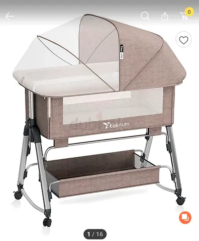 Teknum Sleepzen 1 Bedside Crib – Excellent Condition | Barely Used