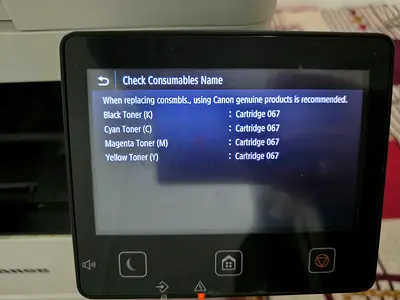 Canon
I-SENSYS MF655CDW A4 Colour Multifunction Laser Printer 21PPM 600X600 F/R USB/RETE/WI-FI PCL5C