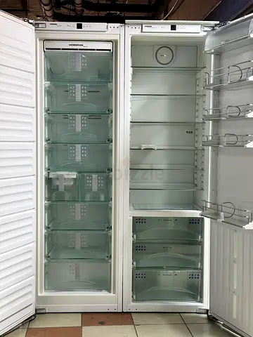 Liebherr Side-by-Side fridge freezer set built in