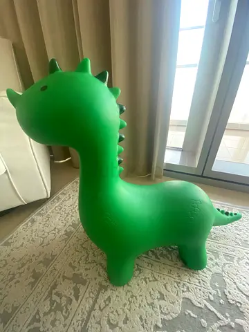 Dinosaur kids bounce seating toy