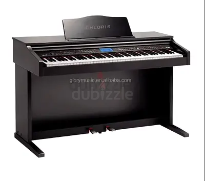 CHLORIS CDU-200 Black Digital Piano – Stylish Design with Realistic Performance