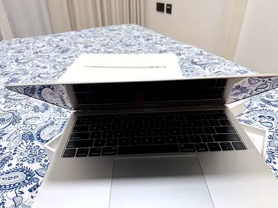 Silver MacBook Air (13-inch) - Lightly Used, Good Condition with Original package and Bill