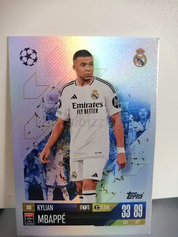 Mbapee Real Madrid 24/25 match attax Champions league card