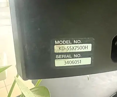 Sony KD-55X7500H 55-inch LED TV - Good Working Condition