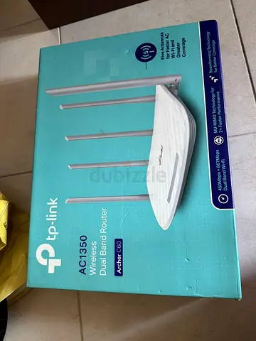 TP-Link Archer C60 AC1350 Dual Band Wireless Router - Boxed. Not used