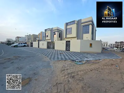 For sale: Corner villa near the mosque. One of the most luxurious villas in Ajman. Super deluxe construction and finishing, very spacious building are