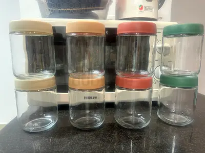 Glass food meal prep containers