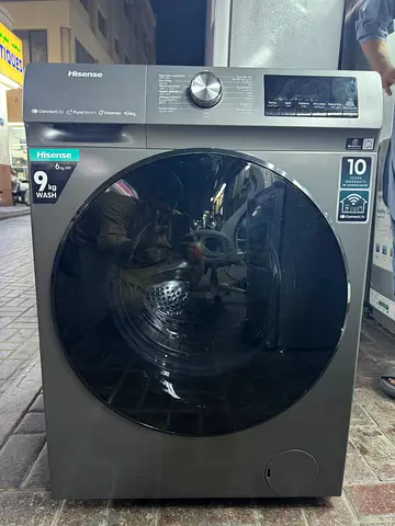 Hisense Front Load Washing Machine 9/6 kg new condition