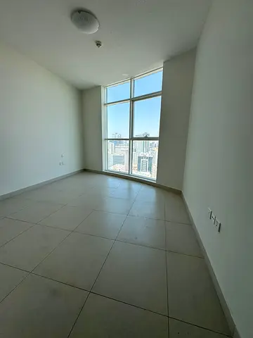 Two-bedroom apartment for annual rent in Al Khan, Sharjah. Prime location near Al Khan Bridge, free parking, at a reasonable price and with flexible