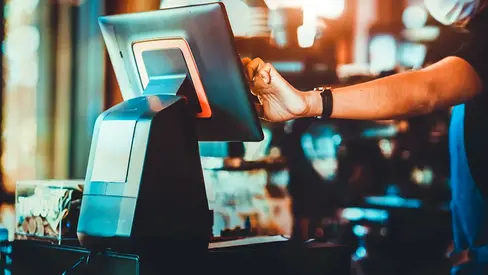 Supermarket and retail POS cashier machine complete hardware with software